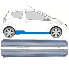 Dørpanel til Toyota Aygo 2005-2012 / Venstre+Højre / Sæt 14560