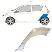 Bagskærm reparationspanel til Toyota Aygo 2005-2012 / Venstre 16059