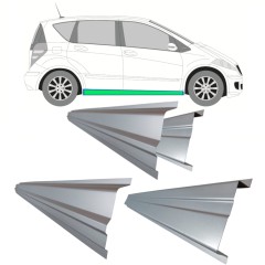 Dørpanel reparationsplade indre + ydre til Mercedes A-Class W169 2004-2012 / Venstre = Højre (symmetrisk) / Sæt 11156