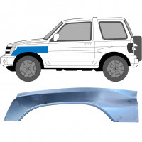 Skærmkant reparationsplade til Mitsubishi Pajero Pinin 1998- / Venstre 6832