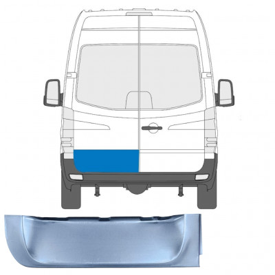 MERCEDES SPRINTER 2006- REPARATIONSDEL TIL BAGDØR LAV / VENSTRE