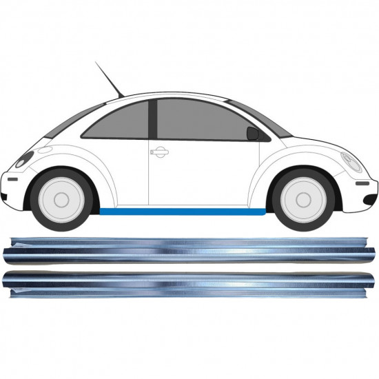 Dørpanel reparationsplade til Volkswagen New Beetle 1998-2005 / Sæt 11913