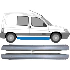Dørpanel til Peugeot Partner 1996-2008 / Venstre+Højre / Sæt 10643