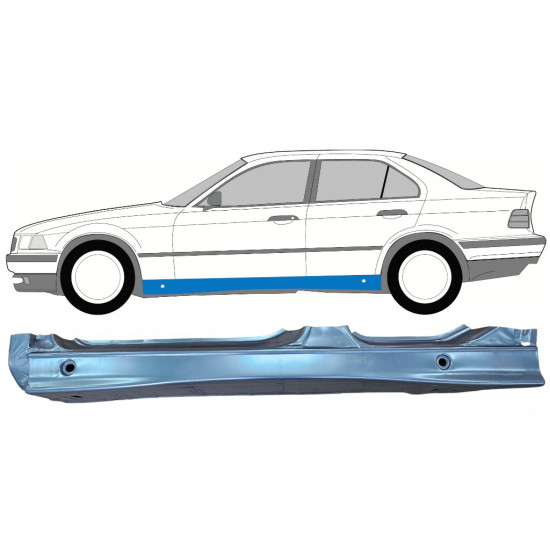 Dørpanel til BMW 3 E36 1990-2000 / Venstre 11096