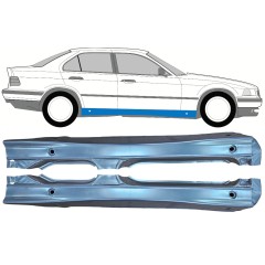 Dørpanel til BMW 3 E36 1990-2000 / Venstre+Højre / Sæt 11097