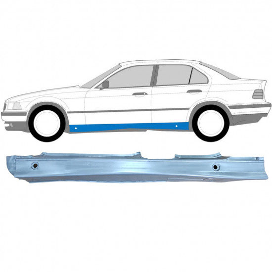 Dørpanel til BMW 3 E36 1990-2000 / Venstre 6216