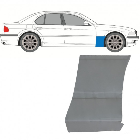 BMW 7 E38 1994-2001 REPARATIONSSÆT TIL FRONTVINGE / HØJRE