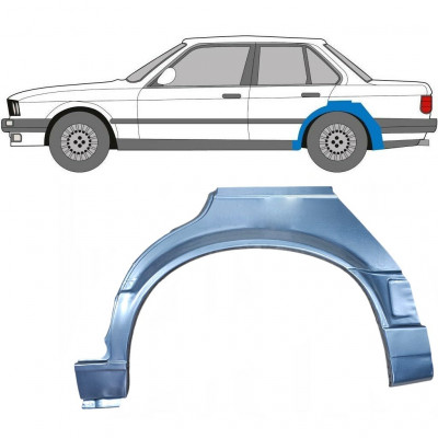 Bagskærm reparationspanel til BMW 3 E30 1987-1994 / Venstre 7810