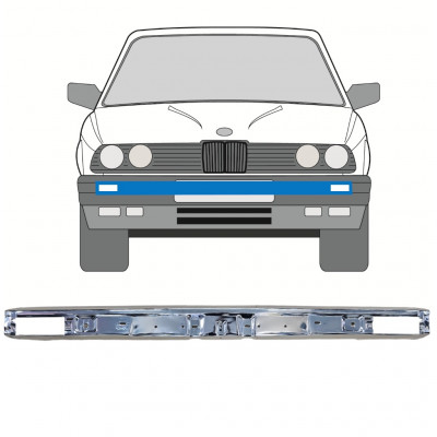 BMW 3 E30 1982-1987 FRONT KOFANGER CHROME