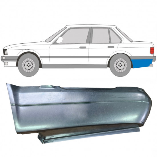BMW 3 E30 1982-1987 2/4 DØR REPARATIONSDEL TIL BAGSKÆRM / VENSTRE