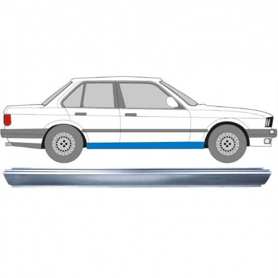 BMW 3 E30 1982-1994 REPARATION AF KARMEN / HØJRE = VENSTRE