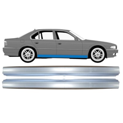 Dørpanel reparationsplade til BMW 7 E38 1994-2001 / Venstre+Højre / Sæt 14834