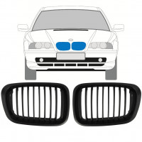 Sort grill til BMW 3 E46 1998-2001 /  11128