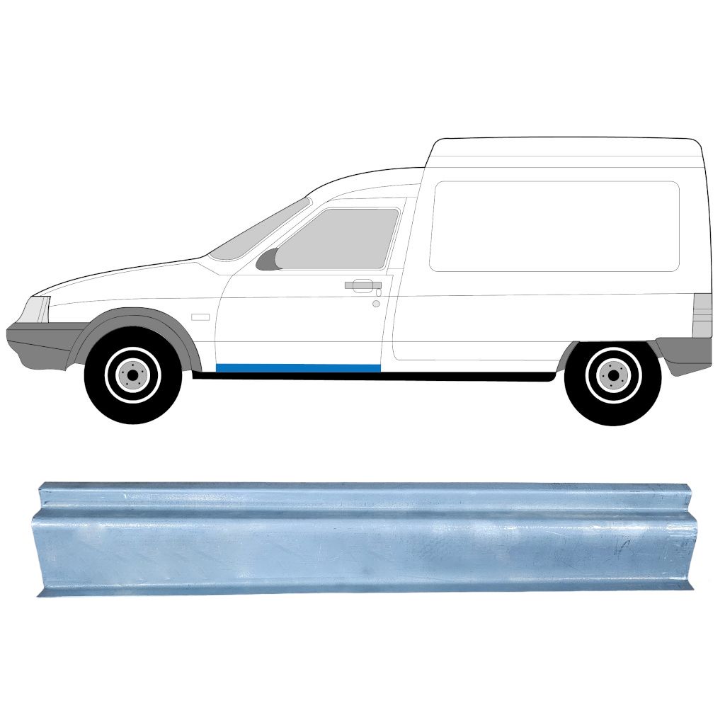 Dørpanel Reparationsplade Til Citroen C15 1984-2005 / Venstre 11563