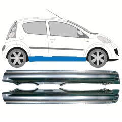Dørpanel reparationsplade til Citroen C1 2005-2012 / Venstre+Højre / Sæt 14110