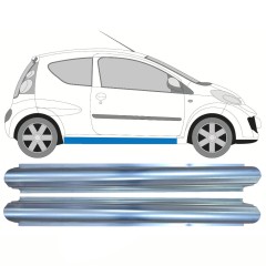 Dørpanel reparationsplade til Citroen C1 2005-2012 / Venstre+Højre / Sæt 10711