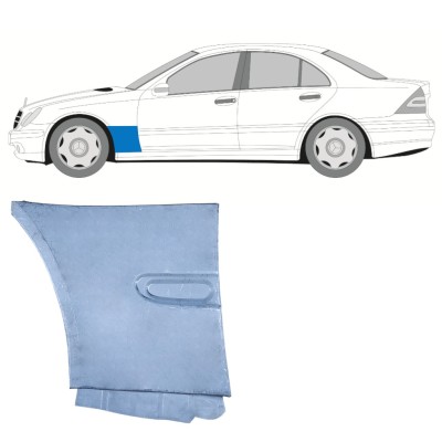 Skærmkant reparationsplade til Mercedes C-Class W203 2000-2007 / Venstre 16030