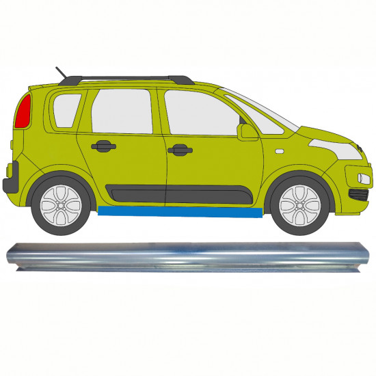 Dørpanel reparationsplade til Citroen C3 Picasso 2008- / Venstre = Højre (symmetrisk) 8561