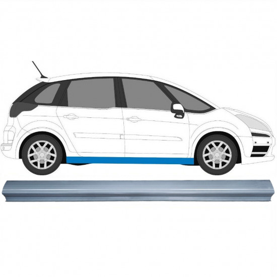 Dørpanel reparationsplade til Citroen C4 Picasso 2006-2013 / Venstre = Højre (symmetrisk) 11914