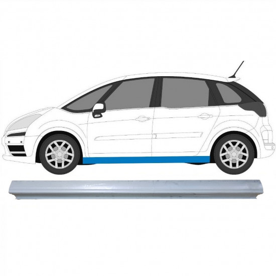 Dørpanel reparationsplade til Citroen C4 Picasso 2006-2013 / Venstre 6449