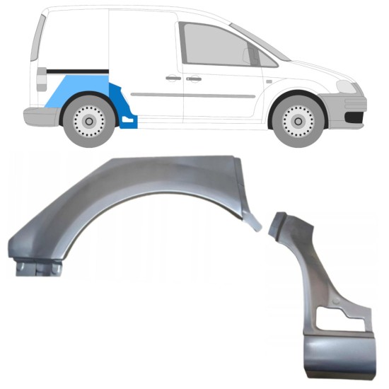 Reparationspanel sæt til Volkswagen Caddy 2004-2020 / Højre / 15166