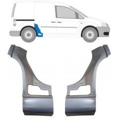 Bagskærm reparationspanel til Volkswagen Caddy 2004-2020 / Venstre+Højre / Sæt 15164
