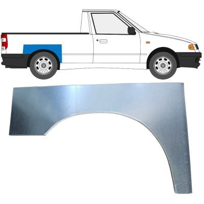 Bagskærm reparationspanel til Volkswagen Caddy 1995-2004 / Højre / PICKUP 16328