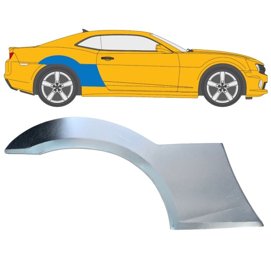 Bagskærm reparationspanel til Chevrolet Camaro 2009-2015 / Højre 16331