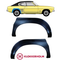 Bagskærm reparationspanel til Ford Capri 1968-1974 / Venstre+Højre / Sæt 11002
