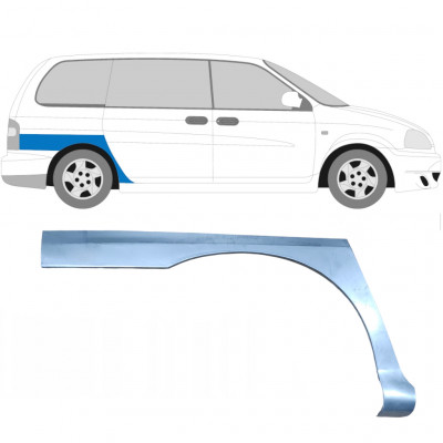 Bagskærm reparationspanel til Kia Carnival 1998-2006 / Højre 6669