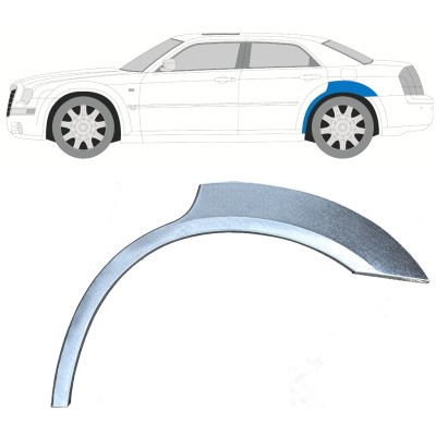 Bagskærm reparationspanel til Chrysler 300C 2004-2011 / Venstre 17206