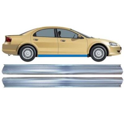 Reparationsplade til nederste del af dørpanel til Chrysler Sebring 2000-2007 / Venstre+Højre / Sæt 16108