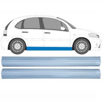 Reparationsplade til nederste del af dørpanel til Citroen C3 2002-2010 / Venstre+Højre / Sæt 16122