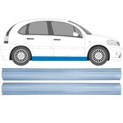 Reparationsplade til nederste del af dørpanel til Citroen C3 2002-2010 / Venstre+Højre / Sæt 16122