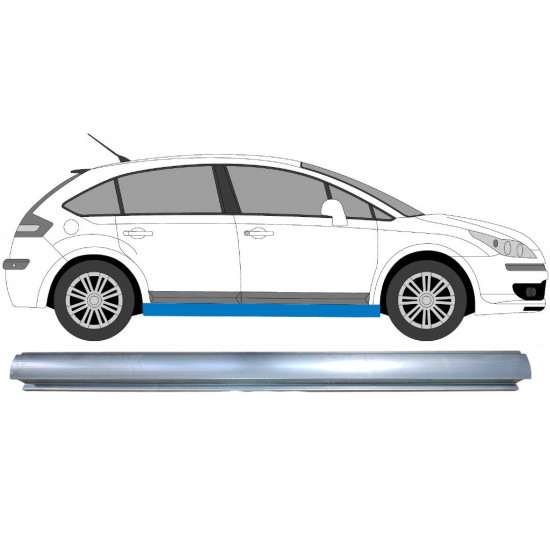 Dørpanel reparationsplade til Citroen C4 2004-2011 / Venstre = Højre (symmetrisk) /  6446