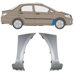 Skærmkant reparationsplade til Honda City 2002-2008 / Venstre+Højre / Sæt 10047
