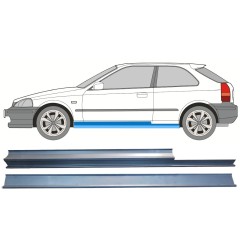 Dørpanel reparationsplade til Honda Civic EJ EK 1995-2001 / Venstre / Sæt 10330