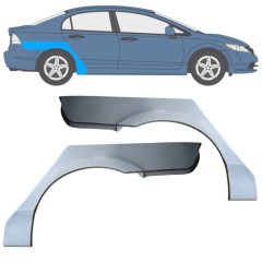 Bagskærm reparationspanel til Honda Civic 2005-2011 / Venstre+Højre / SEDAN / Sæt 16766