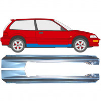 Dørpanel til Honda Civic 1987-1991 / Venstre+Højre / Sæt 9537