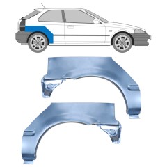 Bagskærm reparationspanel til Honda Civic EJ EK 1995-2001 / Venstre+Højre / Sæt 9163