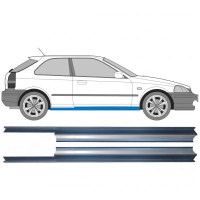 Dørpanel reparationsplade til Honda Civic 1995-2000 / Venstre+Højre / Sæt 9173