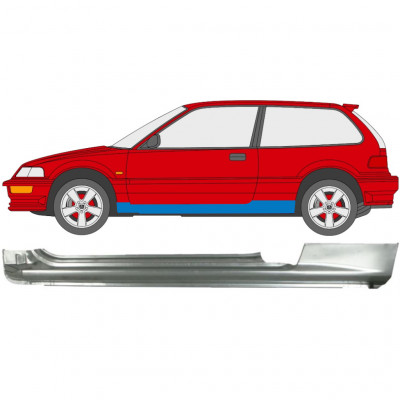 Dørpanel til Honda Civic 1987-1991 / Venstre 6629