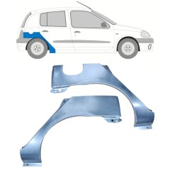 Bagskærm reparationspanel til Renault Clio II 1998-2012 / Venstre+Højre / Sæt 9682