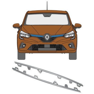 Grillliste til Renault Clio V 2019- / Venstre+Højre 16236