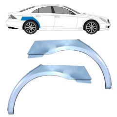 Bagskærm reparationspanel til Mercedes CLS-Class 2004-2011 / Venstre+Højre / Sæt 9297