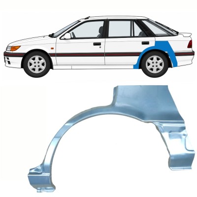 Bagskærm reparationspanel til Mitsubishi Colt 1988-1992 / Venstre 10796