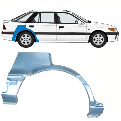 Bagskærm reparationspanel til Mitsubishi Colt 1988-1992 / Højre 10795
