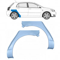 Bagskærm reparationspanel til Toyota Corolla 2001-2007 / Venstre+Højre / Sæt 10564