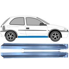 Dørpanel til Opel Corsa B 1993-2001 / Venstre+Højre / Sæt 9673