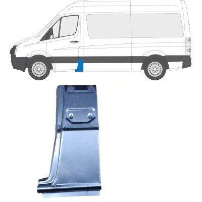 Reparationsplade til stolpe til Volkswagen Crafter 2005-2017 / Venstre 13749